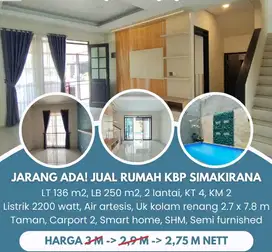 termurah  rumah lux pool kota baru parahyangan bandung