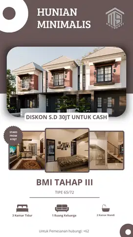 Rumah Minimalis 2 Lantai View Kota Bandung, Bonus Kitchen Set