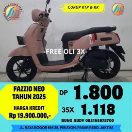 YAMAHA FAZZIO NEO TAHUN 2025 GRATIS KIRIM SEJABODETABEK, BERGARANSI