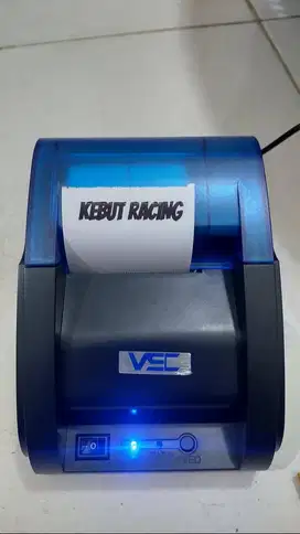 printer struk thermal bluetooth 58mm merk VSC TM 58B Rj11 warna putih