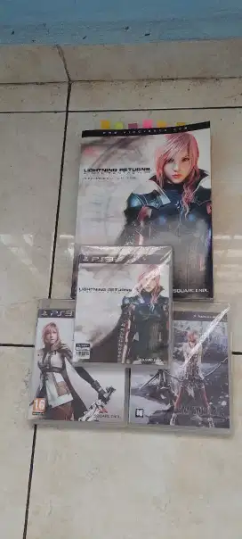 PS3 Final Fantasy 13 Trilogy + guidebook