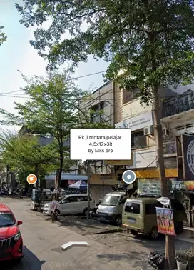 Ruko jl Tentara pelajar Makassar dekat Yos Sudarso salemo butung