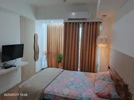 Sewa apartemen papilio studio furnished estetik