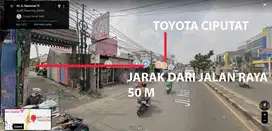 Tanah Ciputat Posisi Belakang Toyota Cocok Utk Kostan