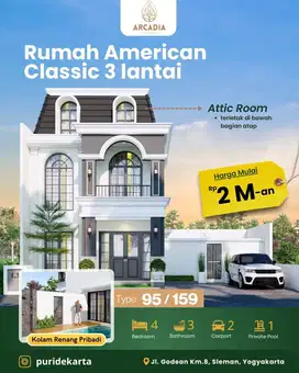Dijual Cepat! Rumah 3 Lantai SHM di Gamping – Harga Terjangkau
