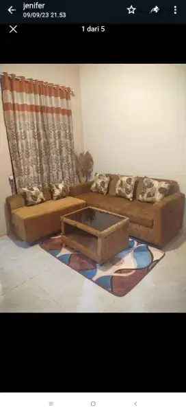 Sofa L Minimalis Cantik Murah Makassar