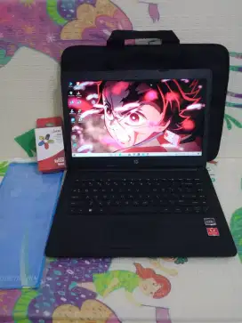Laptop Termurah Hp 14 Ryzen 5 bodi super slim 4/SSD 128gb
