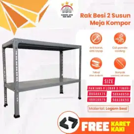 Meja Susun Rangka Besi