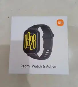 REDMI WATCH 5 ACTIVE SmartWatch - Hitam ( 100% BARU , ORI , SEGEL )