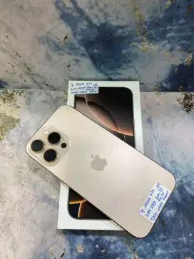 Di jual HP IPHONE 16 PRO MAX warna DISSET memory internal 256GB