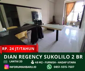 DIAN REGENCY 2 BR‼️ Apartemen Furnish Siap Huni Dekat ITS Sukolilo