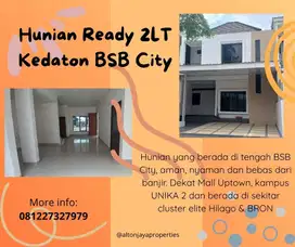 Rumah Baru 2LT Belum Pernah Ditempati di Kedaton BSB Harga Dibawah 2M