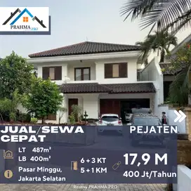 Dijual/Disewakan Rumah Bagus dan Mewah di Pejaten Jakarta Selatan