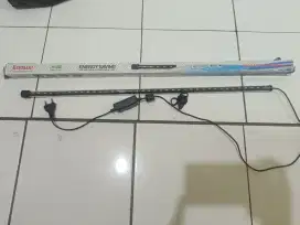 Lampu celup akuarium T4 Led kiyosaki 80cm 3 warna 2 mode