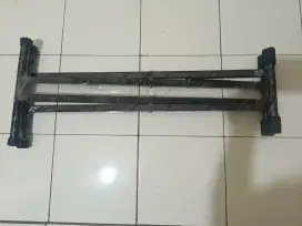 Stand Piano Keyboard Double Stainless Baru