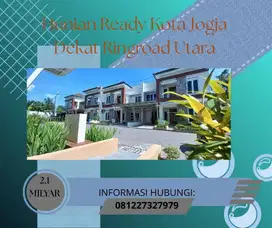 Ready Rumah 2LT Tengah Kota Yogyakarta Dekat Ringroad Utara & Monjali