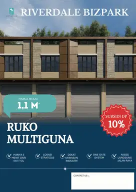 Riverdale BiZHUB, Ruko multiguna lokasi strategis di Cikarang