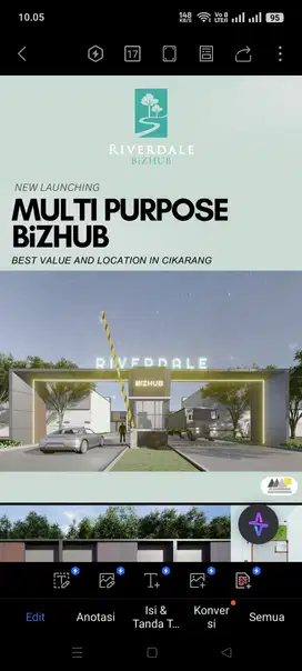 Ruko multiguna lokasi strategis di Riverdale Cikarang