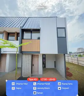 Rumah mepet Jaksel 3Kamar Tidur Dekat Toll Limo