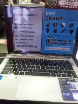 Segampang itu cicilan TECNO MEGABOOK T1