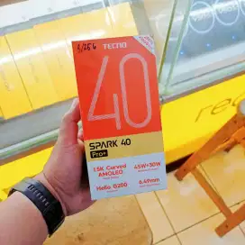 Tecno Spark 40 Pro+ Plus 8/256 Gb New Baru Murah Garansi Resmi 1 Tahun