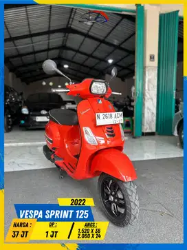 VESPA SPRINT 125 2022 LIKE NEW MASZEHH HIKMAH MOTOR KEPUH
