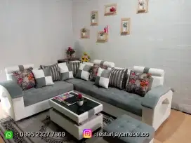 Sofa sudut minimalis