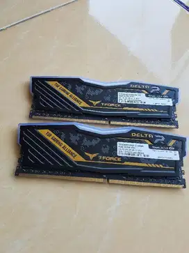 Ram DDR4 2x8gb 16GB Team Force Delta R RGB 3200Mhz