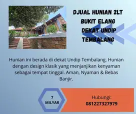 Djual Rumah SHM Di Dekat UNDIP Tembalang Bukit Elang