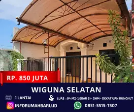 WIGUNA SELATAN 850 Juta‼️Rumah 1 Lantai dekat UPN Rungkut
