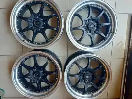 Jual peleg racing ring 17 dobel pcd 100/114 masih mulus no peyang