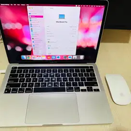 MacBook Pro M1 Silver 8GB Mulus + Bonus Magic Mouse 1 Juta!
