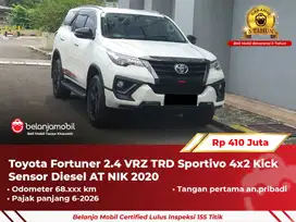 [ GARANSI 5TH ] Toyota Fortuner 2.4 VRZ TRD 4x2 Diesel AT 2020/2021