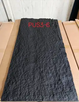 PU Stone Rock Panel Dinding Aesthetic Motif Batu Arjuno Series 122 CM