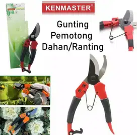 Gunting Alat Potong Dahan Ranting Batang Tanaman Bunga Tajam Kenmaster