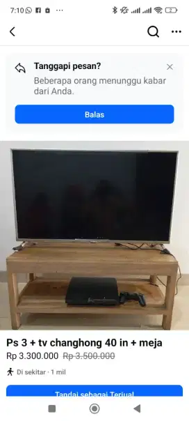 Ps3 seri 25 + tv 40 in