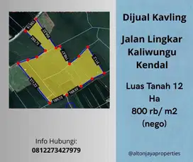 Tanah Kavling Peruntukan Industri Di Jalan Lingkar Kaliwungu Kendal
