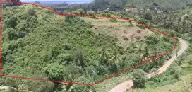 Tanah 27 are di dekat circuit mandalika, view perbukitan spektakuler