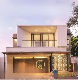 RUMAH MEWAH DESAIN ORIENTAL KONTEMPORER FULL FURNISH - KAWASAN ELIT