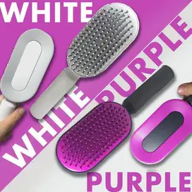 sisir rambut wanita anti rontok merk AGOO warna putih