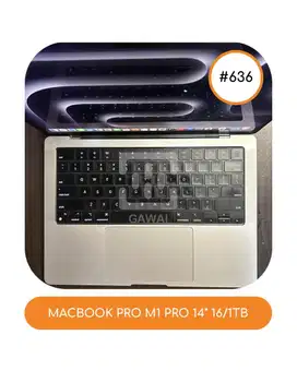 #636 Macbook Pro M1 Pro 14 Silver 16/1000 Ibox BH 85%