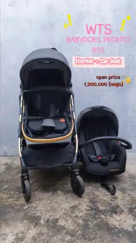 BABYDOES PRONTO RTS Stroller + Car seat