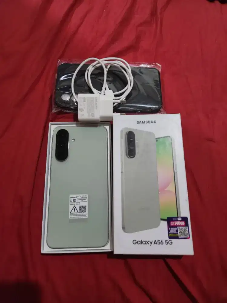Jual hp SAMSUNG A56 5g 12/256 sebulanan pakai istimewa free adaptor