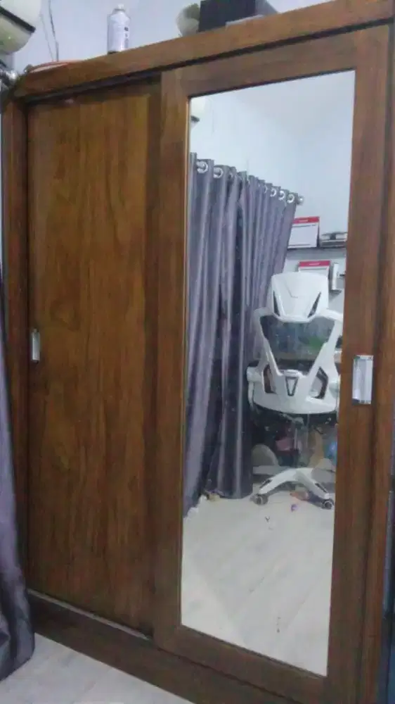 Lemari kayu jati full