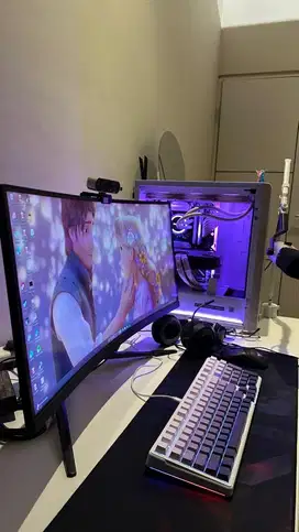PC GAMING RTX 3070 INCLUDE MONITOR MSI DAN KEYBOARD