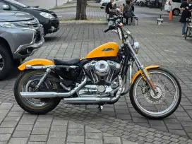 Moge Harley Davidson Sportster 72 th 2013 Low Odo Rare Kuning Like New