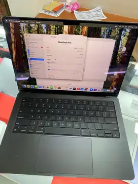 Macbook pro m4 pro ram 24 ssd 512 14 inch ex inter tanpa dus
