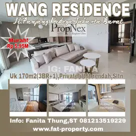 Dijual apartement mewah Wang Residence,JakBar uk 170m2(3BR+1),Privatel