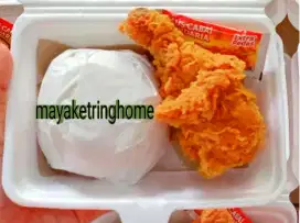 Nasi kotak di bandar Lampung praktis ekonomis dan halal