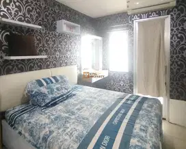 Studio Cozy 21m² Full Furnished, View Pool Strategis Green Bay Pluit
